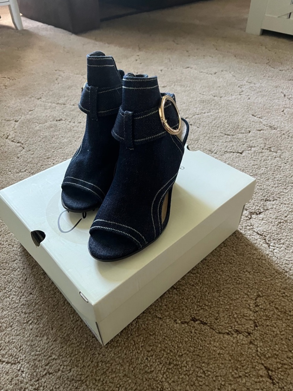 Jean Heeled Sandals